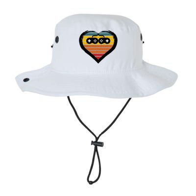 Retro Gamer Heart Legacy Cool Fit Booney Bucket Hat