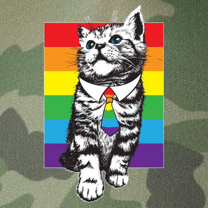 Retro Gay Pride Ally Support Kitten Legacy Tie Dye Trucker Hat