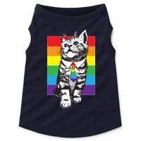 Retro Gay Pride Ally Support Kitten Doggie Tank