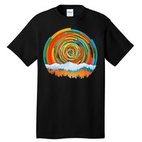 Retro Geometric Sunrise Tall T-Shirt