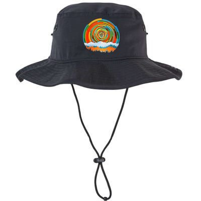 Retro Geometric Sunrise Legacy Cool Fit Booney Bucket Hat