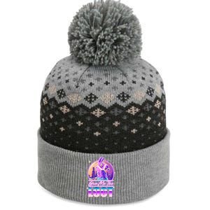 Retro Give Me the Loot Llama Loot The Baniff Cuffed Pom Beanie