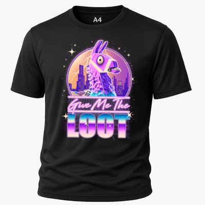 Retro Give Me the Loot Llama Loot Performance Shirt