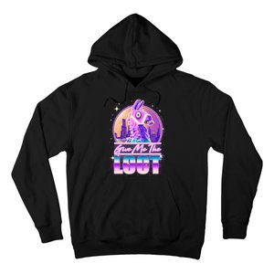 Retro Give Me the Loot Llama Loot Hoodie