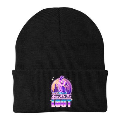 Retro Give Me the Loot Llama Loot Beanie