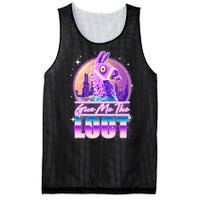 Retro Give Me the Loot Llama Loot Mesh Reversible Basketball Jersey Tank