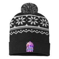 Retro Give Me the Loot Llama Loot USA-Made Snowflake Beanie