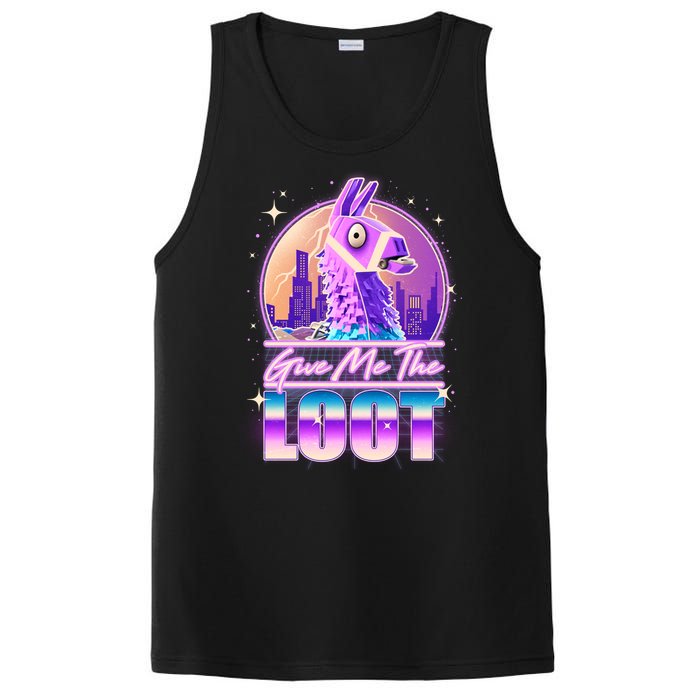 Retro Give Me the Loot Llama Loot PosiCharge Competitor Tank