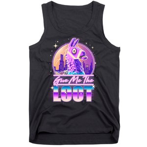 Retro Give Me the Loot Llama Loot Tank Top