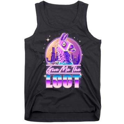 Retro Give Me the Loot Llama Loot Tank Top