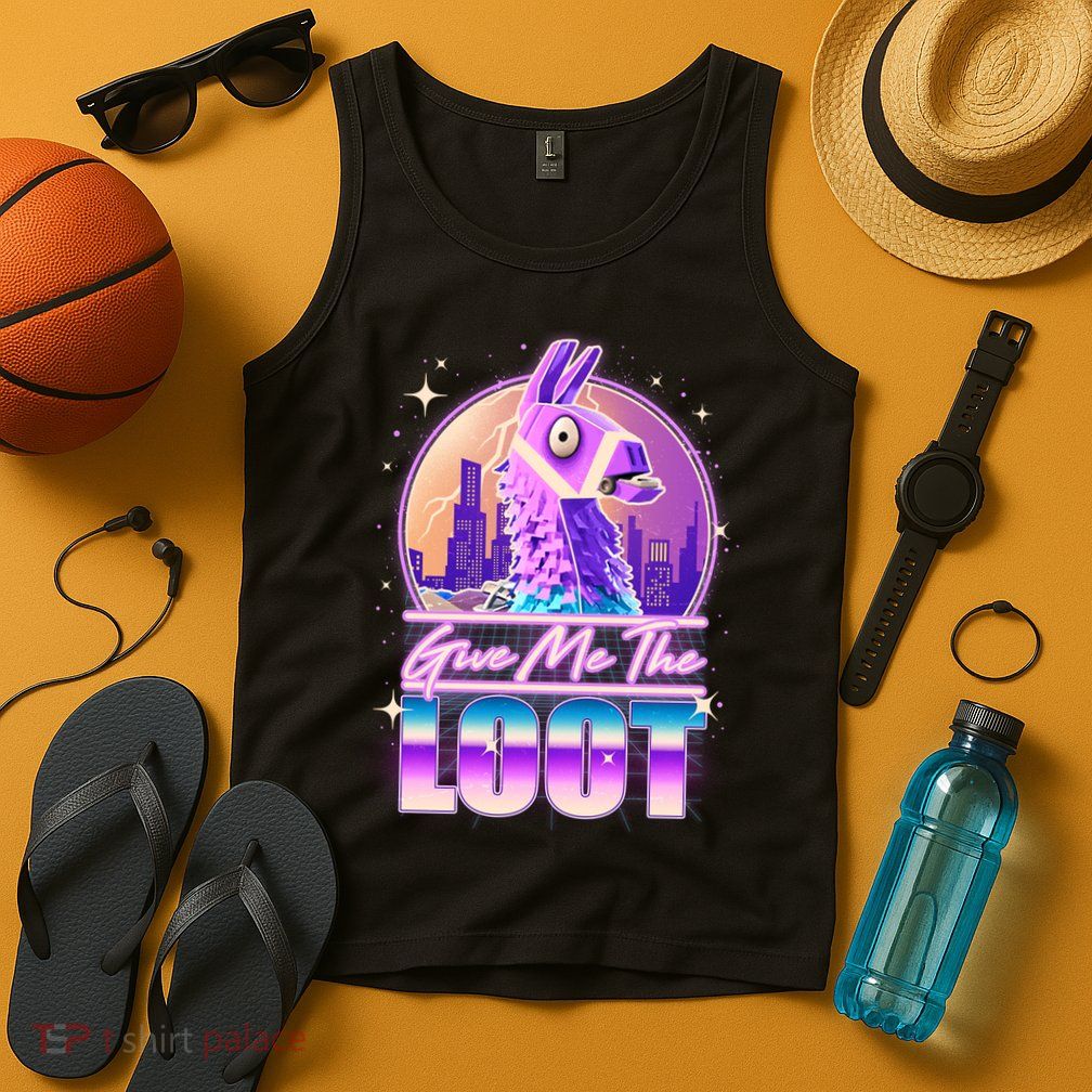 Retro Give Me the Loot Llama Loot Tank Top
