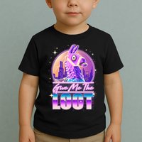 Retro Give Me the Loot Llama Loot Toddler T-Shirt