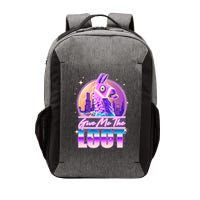 Retro Give Me the Loot Llama Loot Vector Backpack