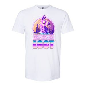 Retro Give Me the Loot Llama Loot Softstyle CVC T-Shirt