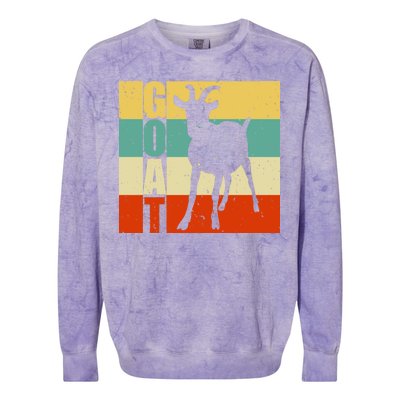 Retro Goat Colorblast Crewneck Sweatshirt