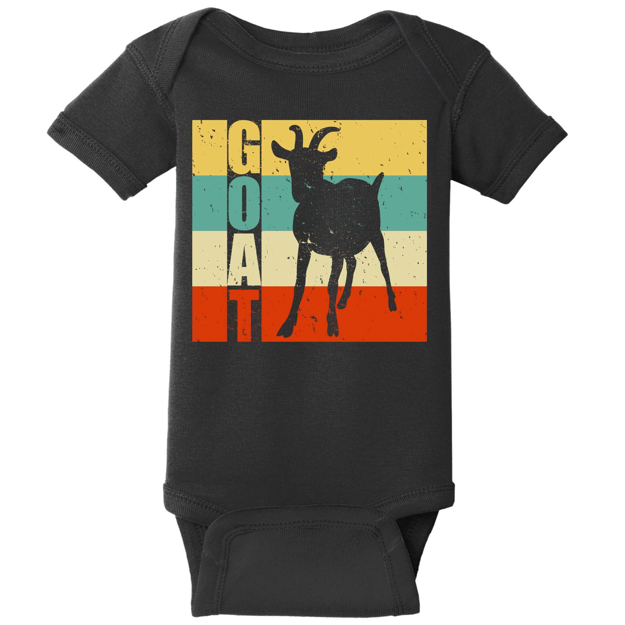 Retro Goat Baby Bodysuit