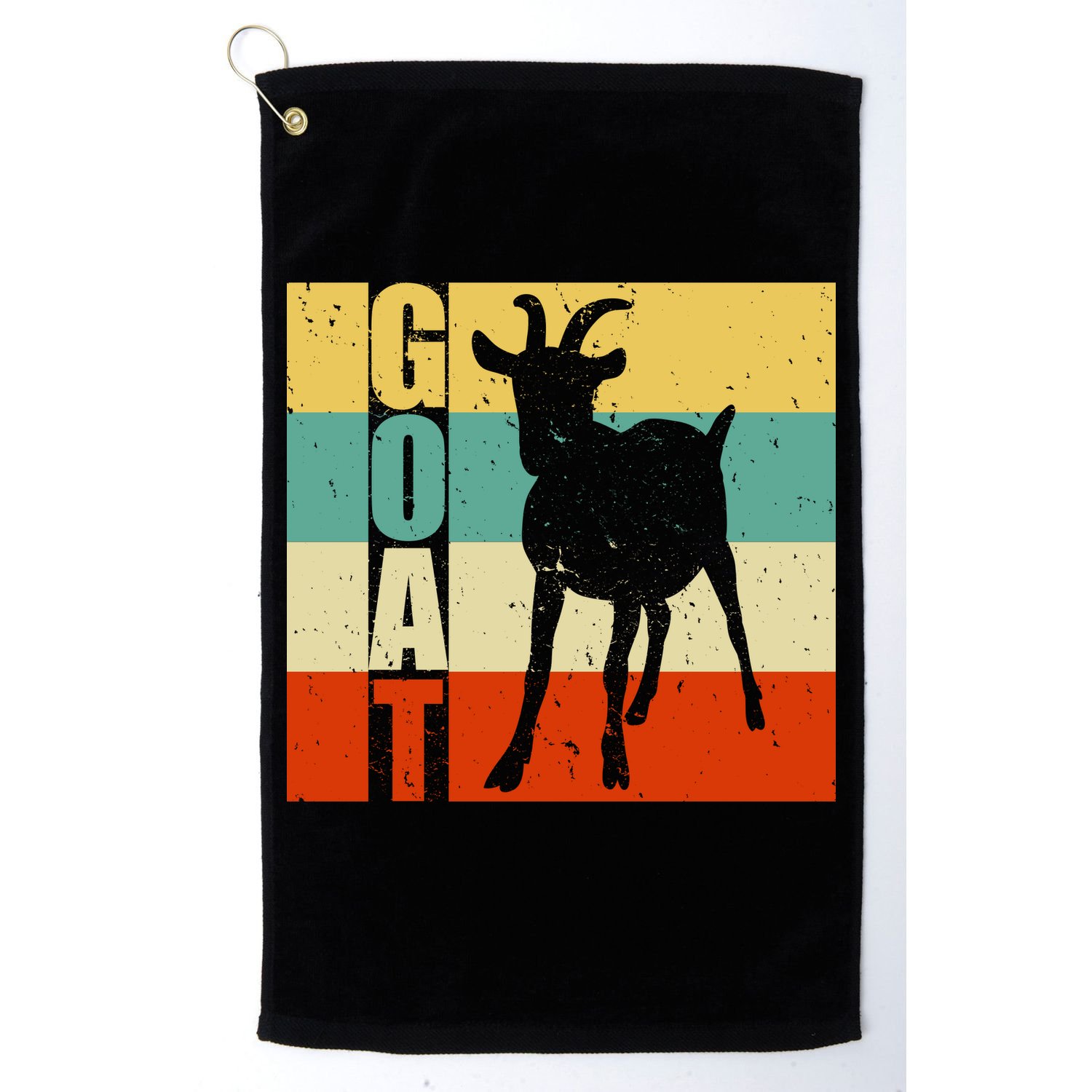 Retro Goat Golf Towel