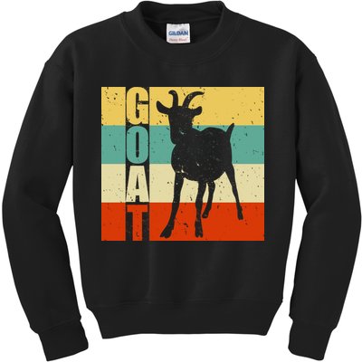 Retro Goat Kids Sweatshirt