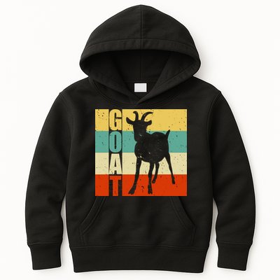 Retro Goat Kids Hoodie