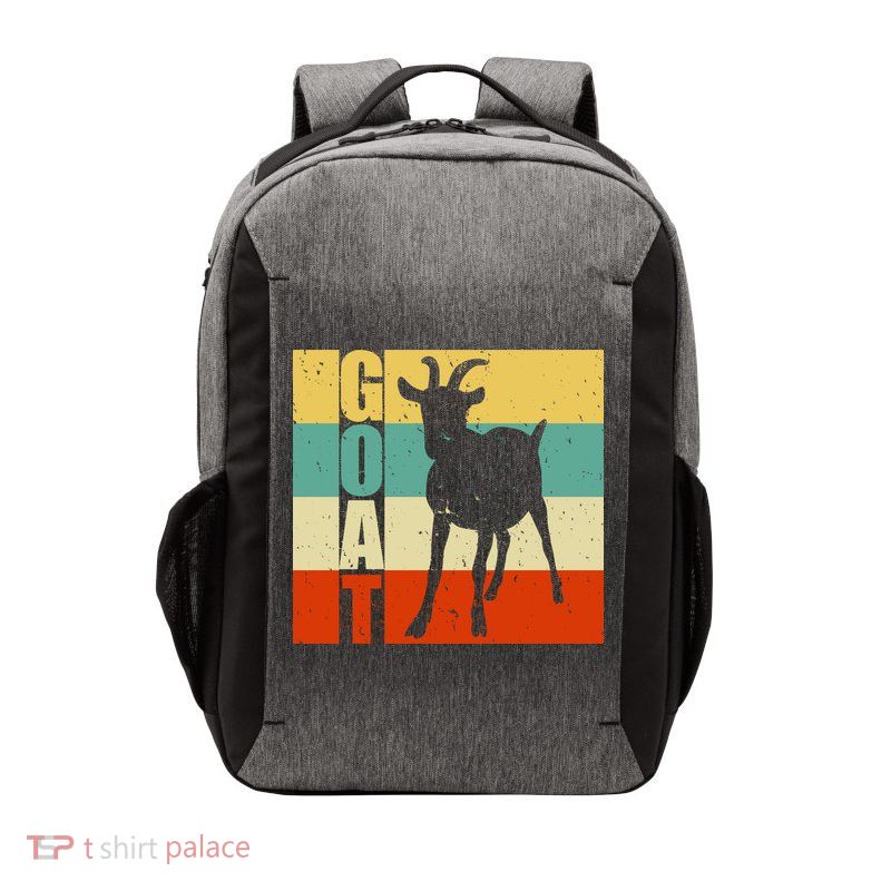 Retro Goat Vector Backpack