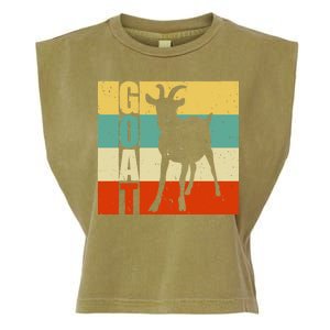 Retro Goat Garment-Dyed Women's Muscle Tee