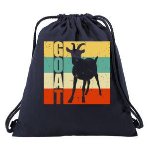 Retro Goat Drawstring Bag