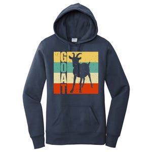 Retro Goat Women's Pullover Hoodie