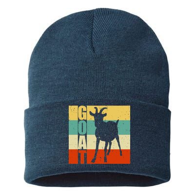 Retro Goat Sustainable Knit Beanie