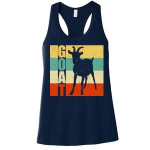 Retro Goat Women's Racerback Tank