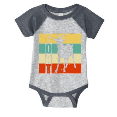 Retro Goat Infant Baby Jersey Bodysuit