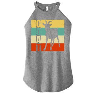 Retro Goat Women’s Perfect Tri Rocker Tank