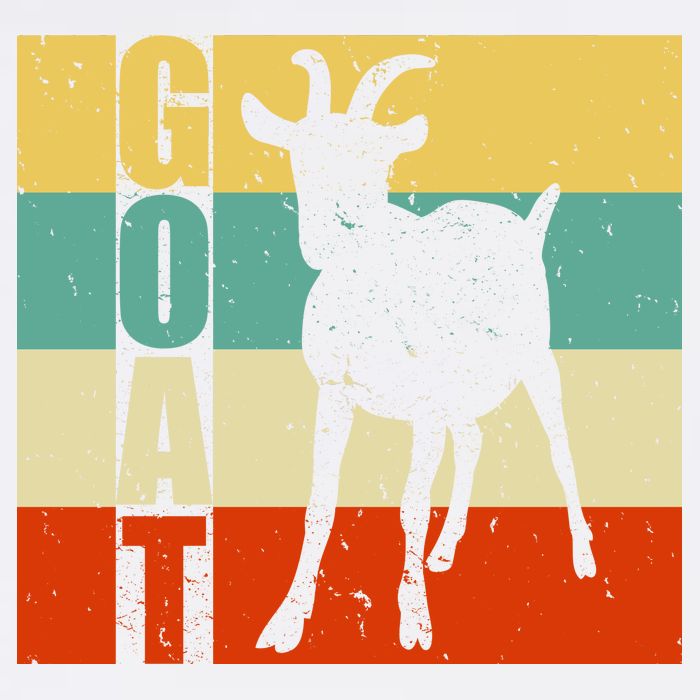 Retro Goat Garment-Dyed Sweatshirt