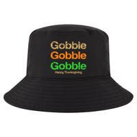 Retro Gobble Funny Thanksgiving Cool Comfort Performance Bucket Hat