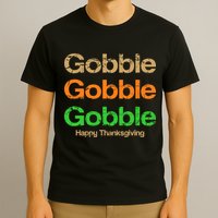 Retro Gobble Funny Thanksgiving T-Shirt