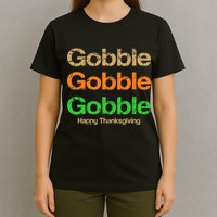 Retro Gobble Funny Thanksgiving T-Shirt