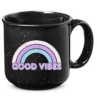 Retro Good Vibes Rainbow 15oz Campfire Ceramic Mug