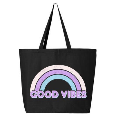 Retro Good Vibes Rainbow 25L Jumbo Tote