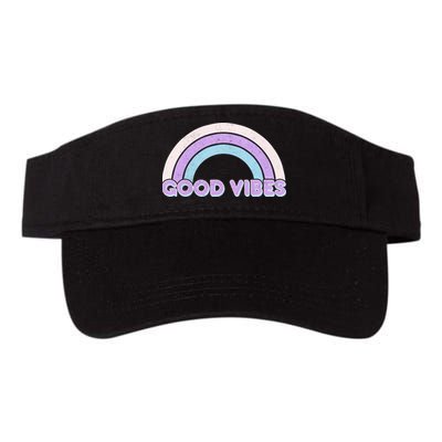 Retro Good Vibes Rainbow Valucap Bio-Washed Visor