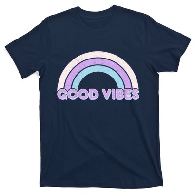 Retro Good Vibes Rainbow T-Shirt