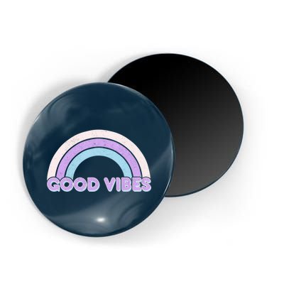 Retro Good Vibes Rainbow Magnet