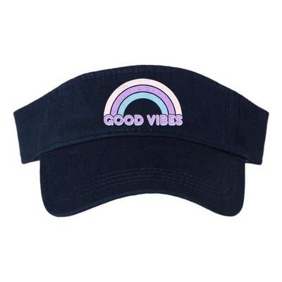 Retro Good Vibes Rainbow Valucap Bio-Washed Visor