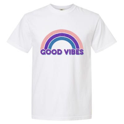 Retro Good Vibes Rainbow Garment-Dyed Heavyweight T-Shirt