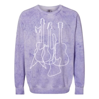 Retro Guitars Colorblast Crewneck Sweatshirt