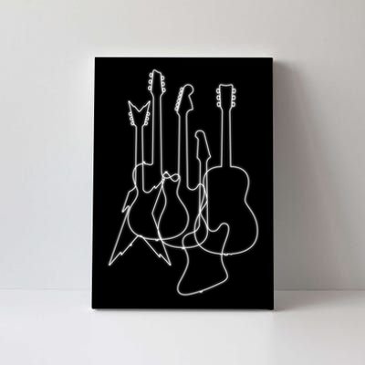 Retro Guitars Canvas