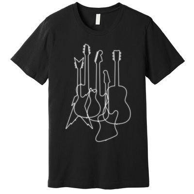 Retro Guitars Premium T-Shirt