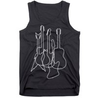 Retro Guitars Tank Top