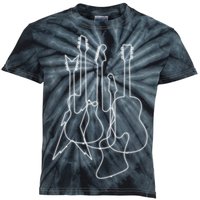 Retro Guitars Kids Tie-Dye T-Shirt