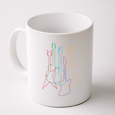 Retro Guitars Coffee Mug