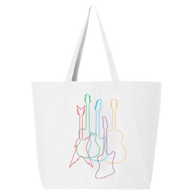 Retro Guitars 25L Jumbo Tote