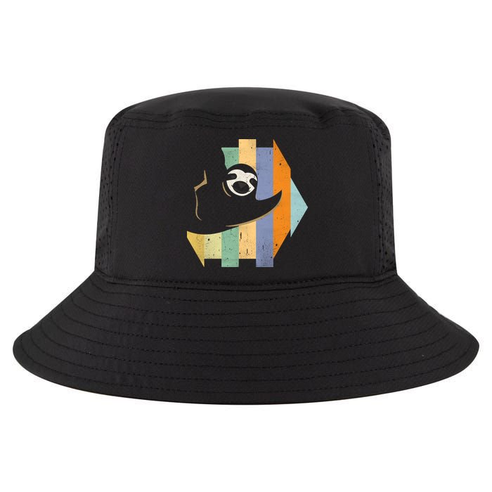 Retro Hanging Sloth Cool Comfort Performance Bucket Hat
